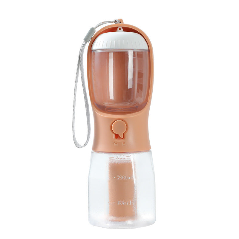 Dog Water Cup Drinking Food Garbage Bag Three-in-one Portable Small Multi-functional Pet Cups Pets Supplies Siqur Salute