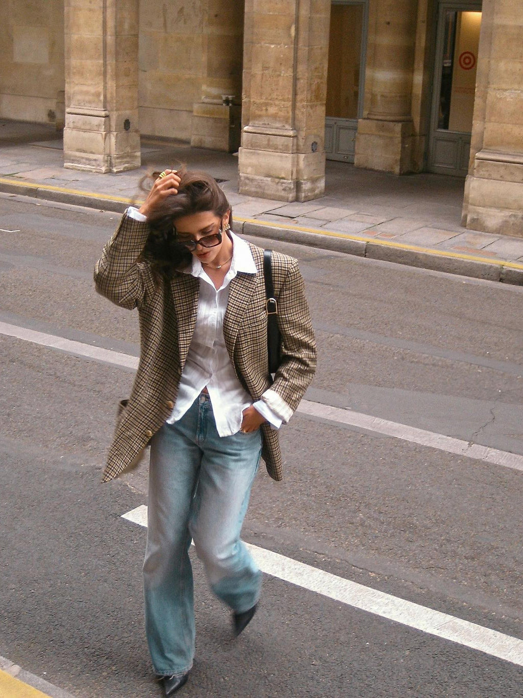Elegant Plaid Blazer Clarke Vibe Store