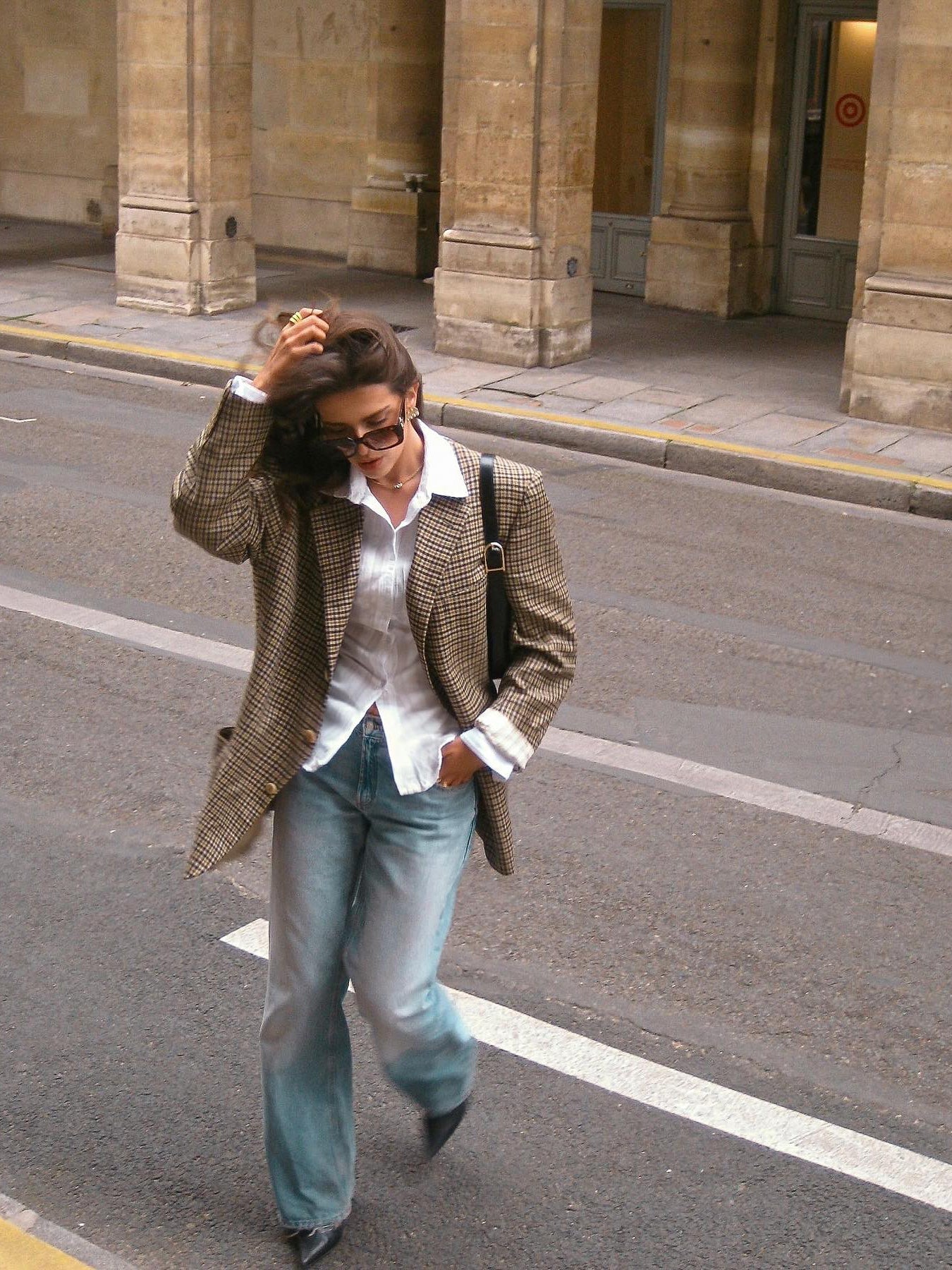 Elegant Plaid Blazer Clarke Vibe Store