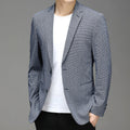 Spring New Suit Men"S Korean Plaid Non Iron Casual Small Suit Coat Fashion Men"S Wholesale Clarke Vibe Store