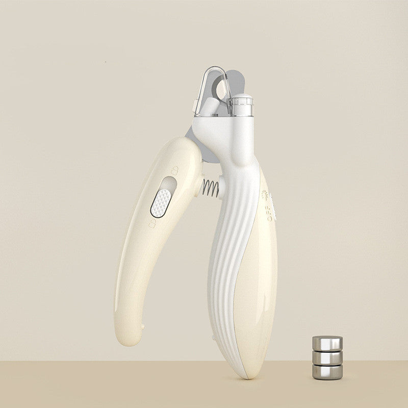 Pet Nail Clippers Dog Nail Clippers Cat Nail Clippers LED Electric Nail Grinder Pet Supplies LED Light Pet Nail Clippers Siqur Salute