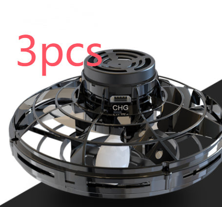 Mini Fingertip Gyro Interactive Decompression Toy Drone LED UFO Type Flying Helicopter Spinner Toy Kids Clarke Vibe Store