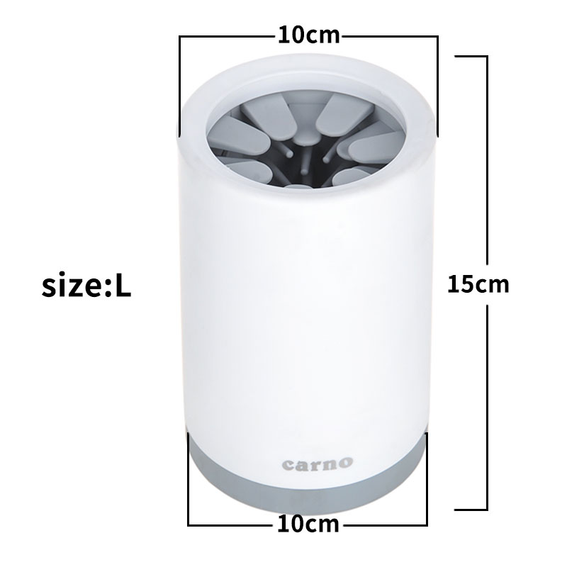 Portable Pet Paw Cleaner Cup Soft Silicone Comb Siqur Salute