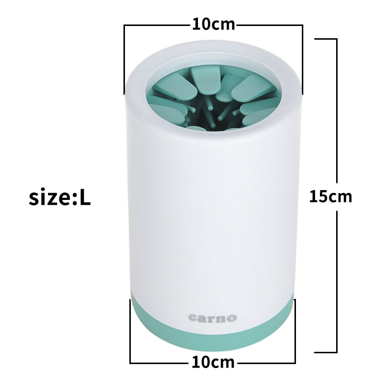 Portable Pet Paw Cleaner Cup Soft Silicone Comb Siqur Salute