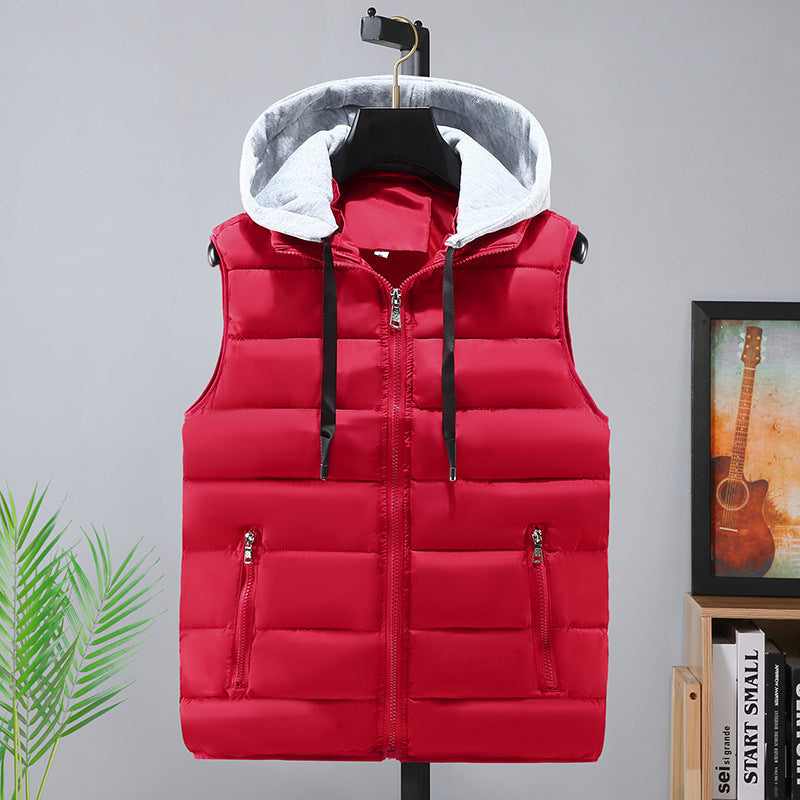 Mens Thickened Cotton Vest For Fall And Winter Siqur Salute