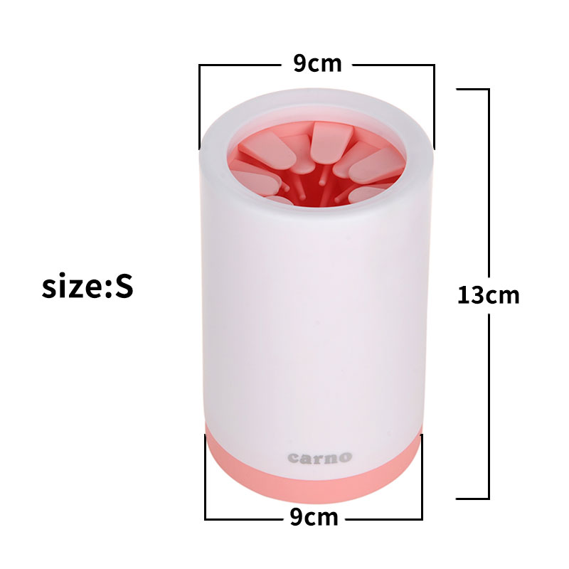Portable Pet Paw Cleaner Cup Soft Silicone Comb Siqur Salute