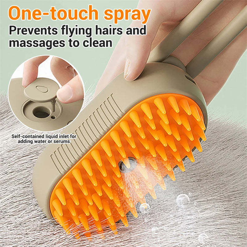 Cat Steam Brush Steamy Dog Brush 3 In 1 Electric Spray Cat Hair Brushes For Massage Pet Grooming Comb Hair Removal Combs Pet Products Siqur Salute