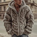 3D Digital Print Cardigan Jacket With Hood And Zipper Siqur Salute
