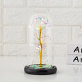 Preserved flower glass cover rose flower glass cover gift gifts Clarke Vibe Store