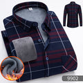 Warm Fleece-Lined Thickened Shirts For Middle-Aged And Senior Men Siqur Salute