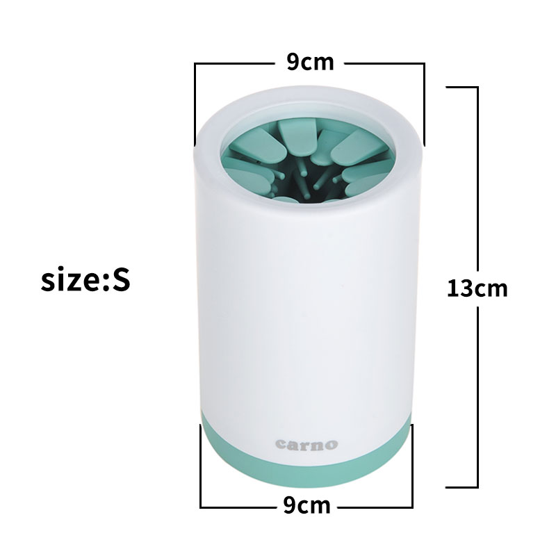 Portable Pet Paw Cleaner Cup Soft Silicone Comb Siqur Salute