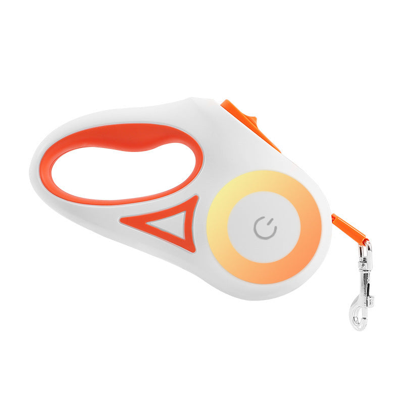 Dog Leash Retractable Leash And Dog Collar Spotlight Automatic Pet Dog Cat Traction Rope For Small Medium Dogs Pet Product Siqur Salute