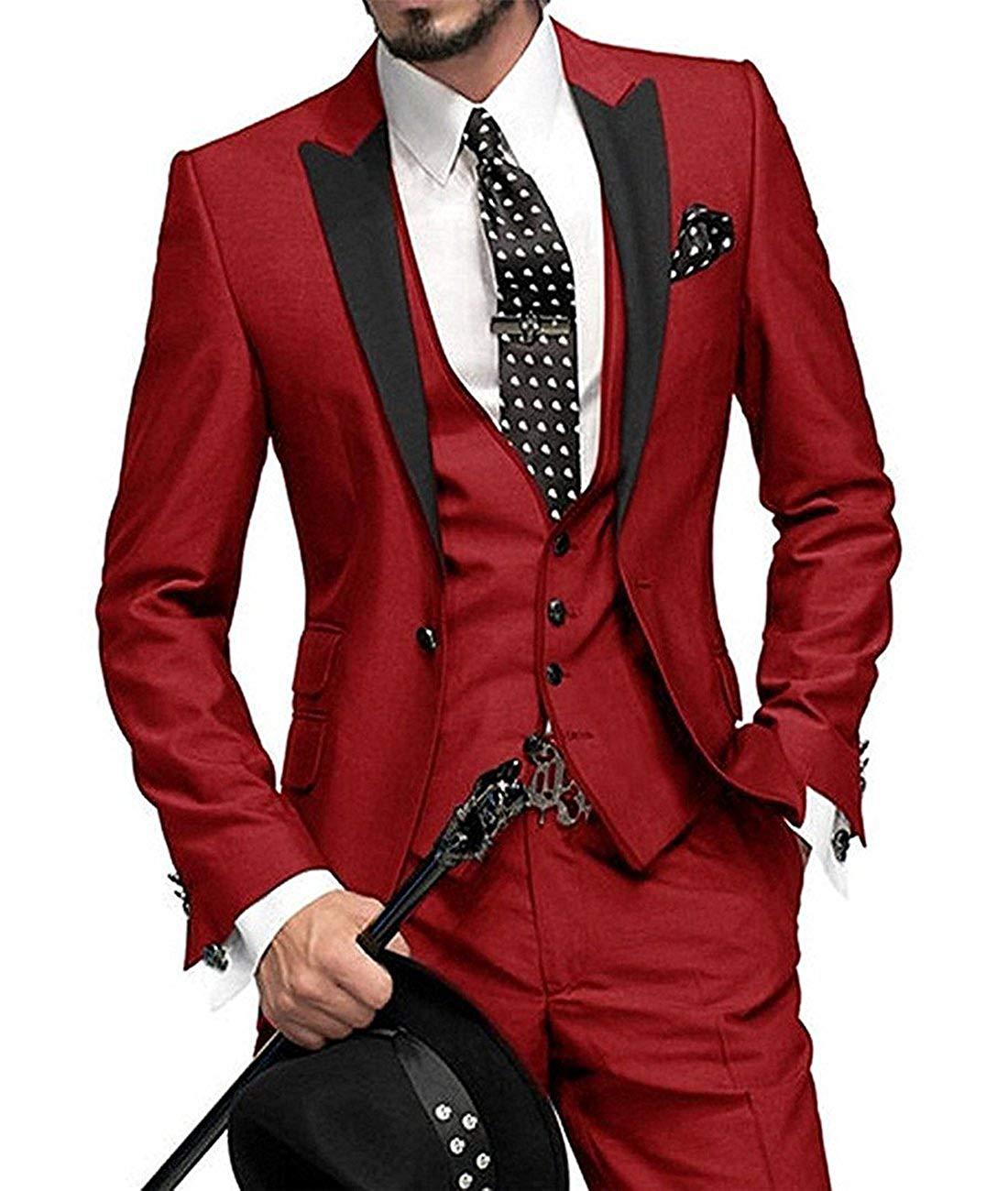 Men's Three-piece Suit Bridegroom Best Man Wedding Suit Men Clarke Vibe Store