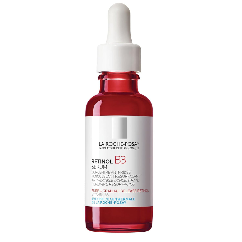 La Roche-Posay Pure Retinol Face Serum with Vitamin B3, Anti Aging Face Serum for Lines, Wrinkles & Premature Sun Damage to Resurface & Hydrate, Suitable for Sensitive Skin, 1.0 Fl. Oz Clarke's Vibe Store