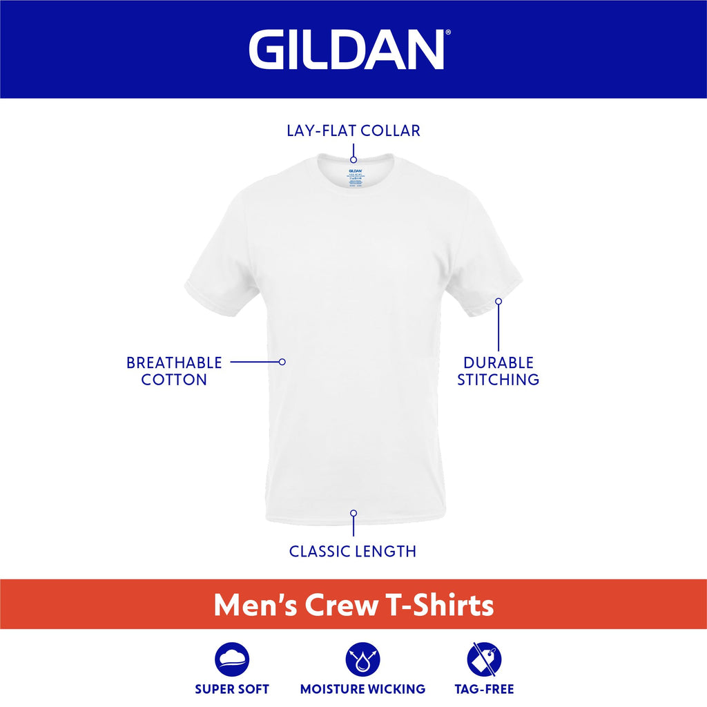 Gildan Men's Crew T-Shirts, Multipack, Style G1100 Clarke's Vibe Store