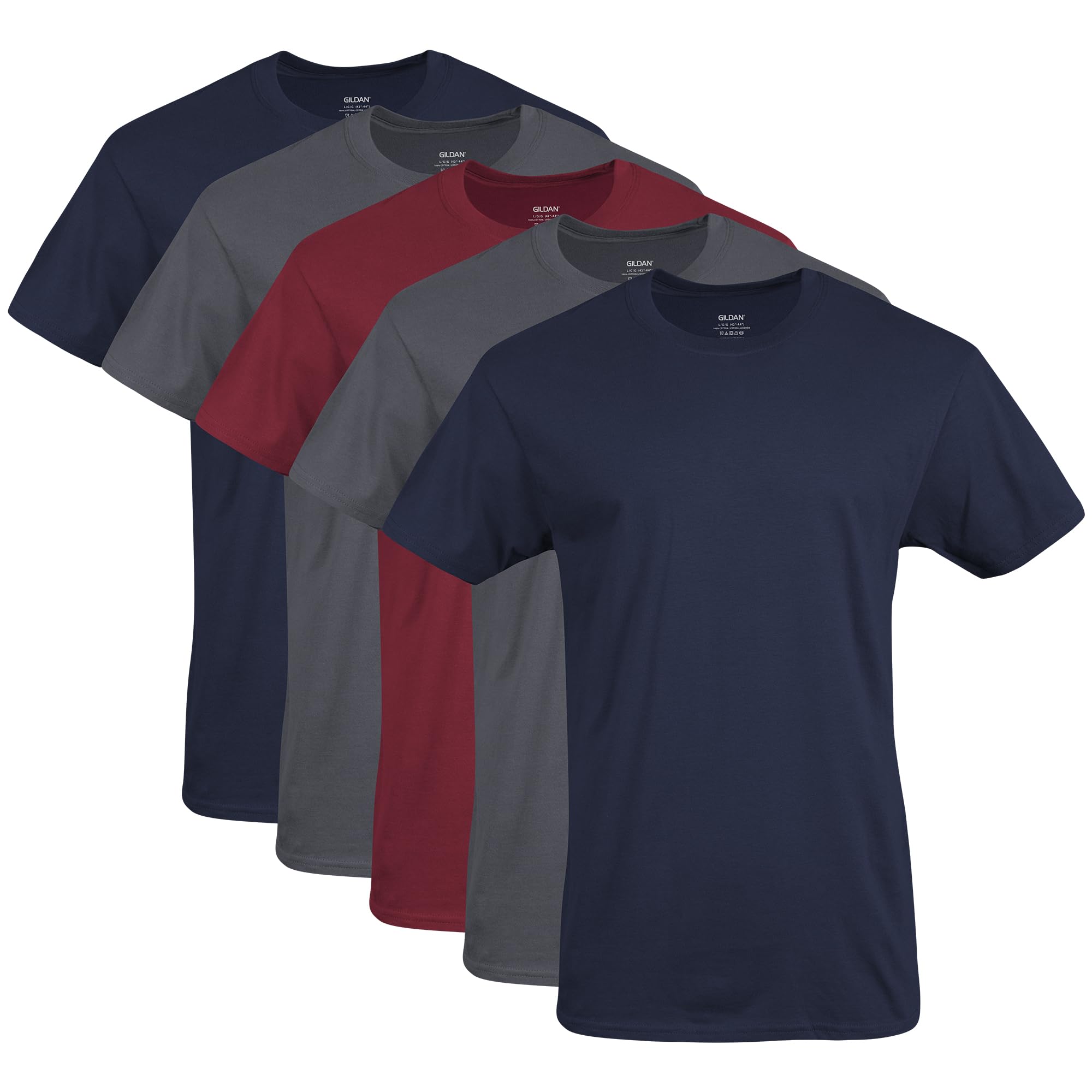 Gildan Men's Crew T-Shirts, Multipack, Style G1100 Clarke's Vibe Store