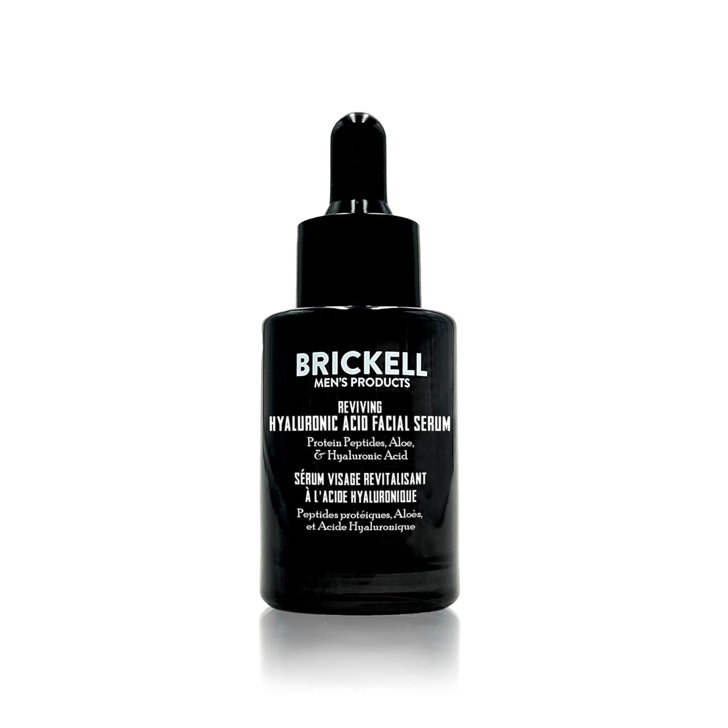 Brickell Men's Anti Aging Hyaluronic Acid Serum for Face, Day Face Serum for Men, Natural & Organic Facial Serum With Protein Peptides to Restore Collagen and Firmness, 1 Ounce, Unscented Clarke's Vibe Store