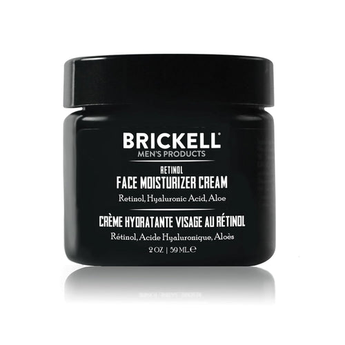 Brickell Men's Retinol Face Moisturizer Cream For Men, Natural & Organic, Anti-Wrinkle Face Night Cream with Retinol & Hyaluronic Acid To Reduce Fine Lines and Even Skin Tone, Fragrance-Free, 2 Ounce Clarke's Vibe Store