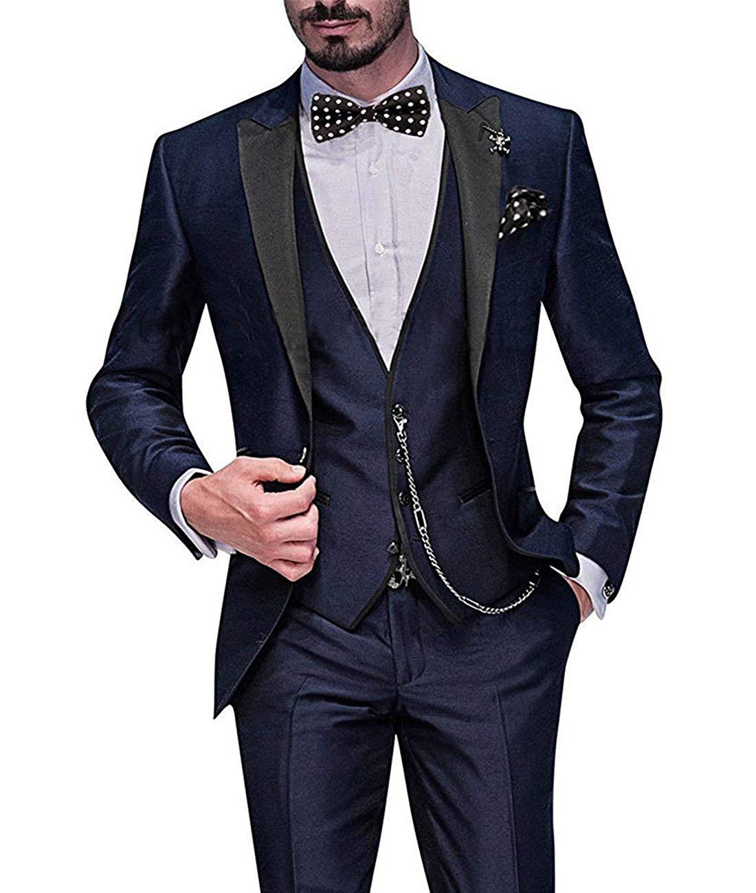 Men's Three-piece Suit Bridegroom Best Man Wedding Suit Men Clarke Vibe Store