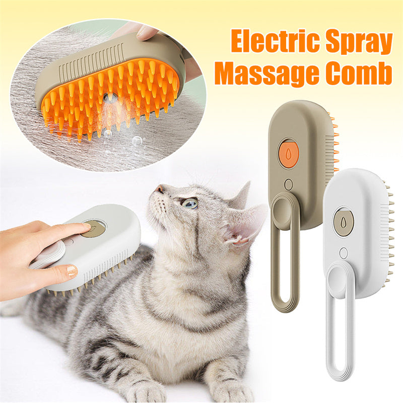 Cat Steam Brush Steamy Dog Brush 3 In 1 Electric Spray Cat Hair Brushes For Massage Pet Grooming Comb Hair Removal Combs Pet Products Siqur Salute