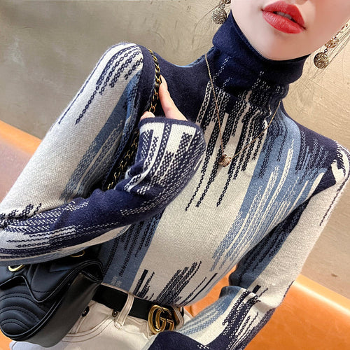 Chic Top Knitted Sweater Base Layer Innerwear Siqur Salute