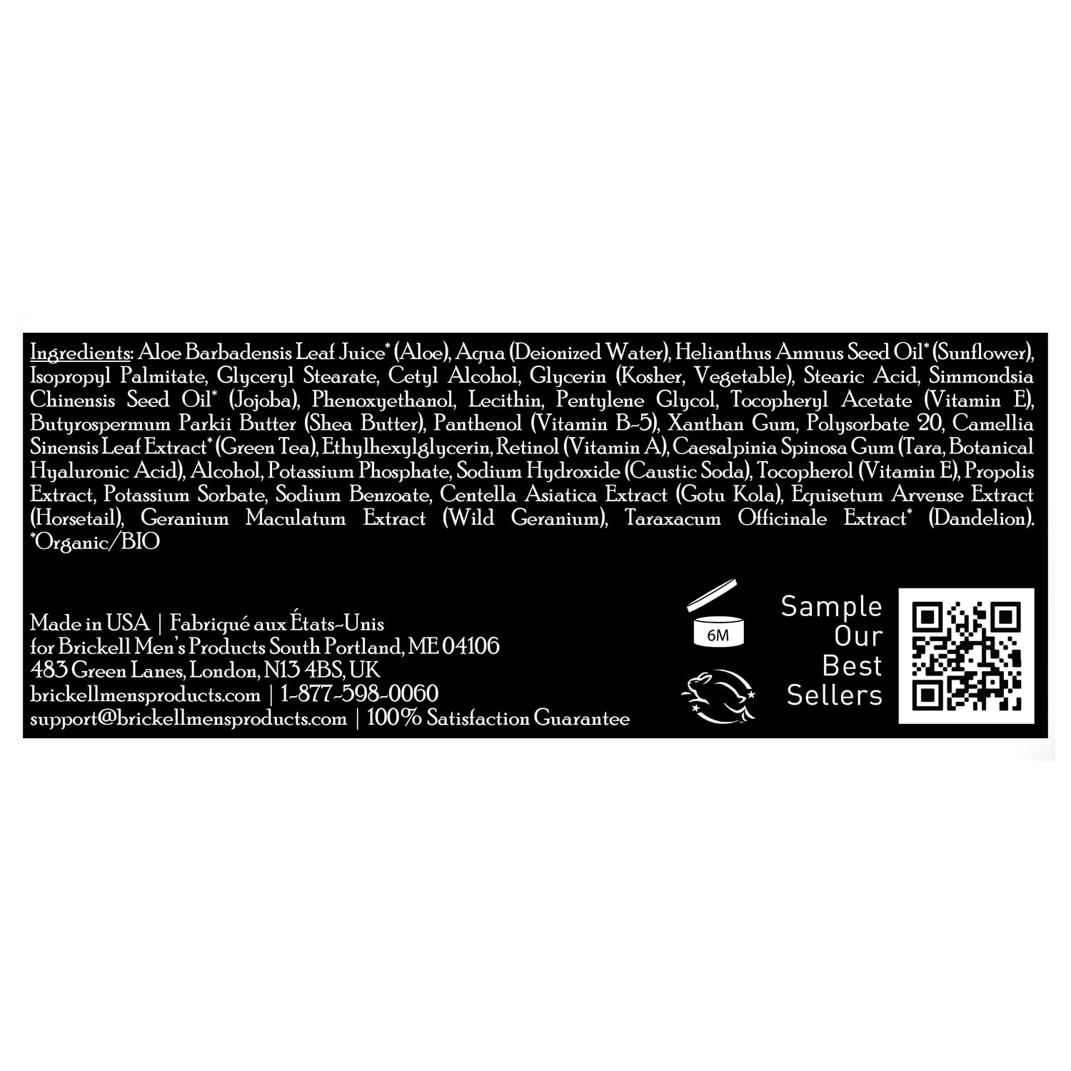 Brickell Men's Retinol Face Moisturizer Cream For Men, Natural & Organic, Anti-Wrinkle Face Night Cream with Retinol & Hyaluronic Acid To Reduce Fine Lines and Even Skin Tone, Fragrance-Free, 2 Ounce Clarke's Vibe Store
