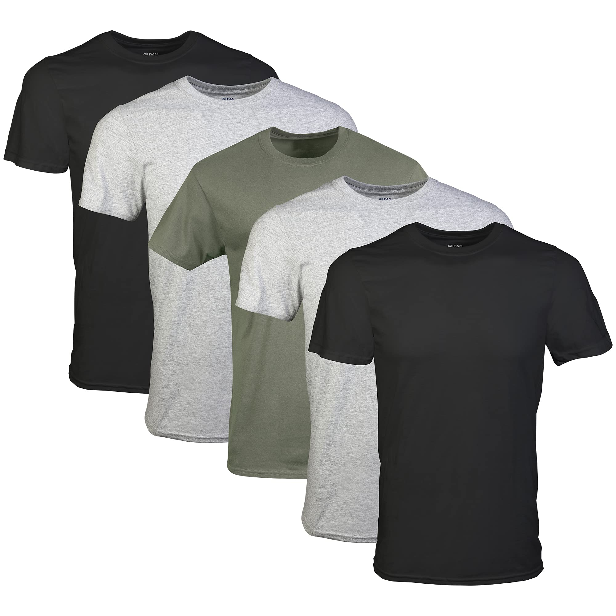 Gildan Men's Crew T-Shirts, Multipack, Style G1100 Clarke's Vibe Store
