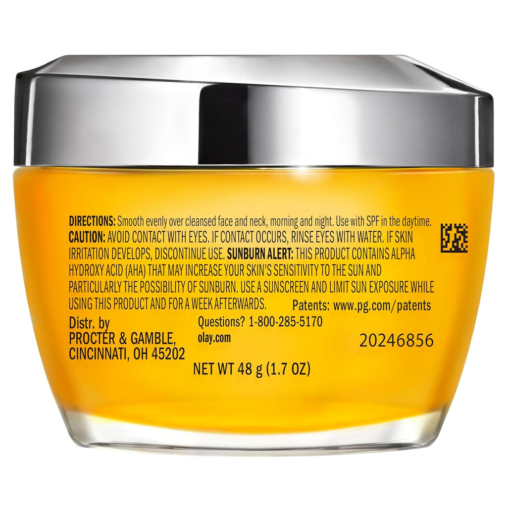 Olay Vitamin C MAX Face Moisturizer, Brightening Cream for Women, Hydrating, Evens Tone, Dark Spot & Hyperpigmentation Reduction, Glowing Skin Care - Niaciniamide, Peptides 1.7 Oz Clarke's Vibe Store