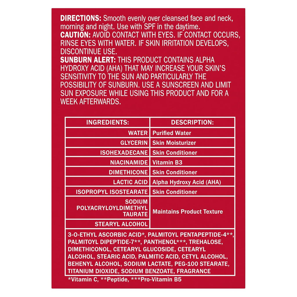 Olay Vitamin C MAX Face Moisturizer, Brightening Cream for Women, Hydrating, Evens Tone, Dark Spot & Hyperpigmentation Reduction, Glowing Skin Care - Niaciniamide, Peptides 1.7 Oz Clarke's Vibe Store