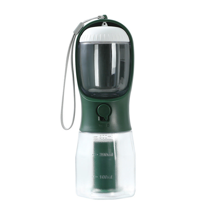 Dog Water Cup Drinking Food Garbage Bag Three-in-one Portable Small Multi-functional Pet Cups Pets Supplies Siqur Salute