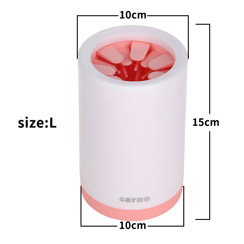 Portable Pet Paw Cleaner Cup Soft Silicone Comb Siqur Salute