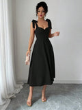 Lace-up Waist-cinching Maxi Dress Clarke Vibe Store