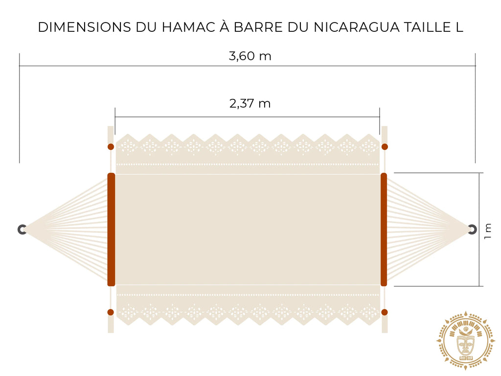 Estelí" Deluxe L-bar hammock - Clarke's Vibe Store