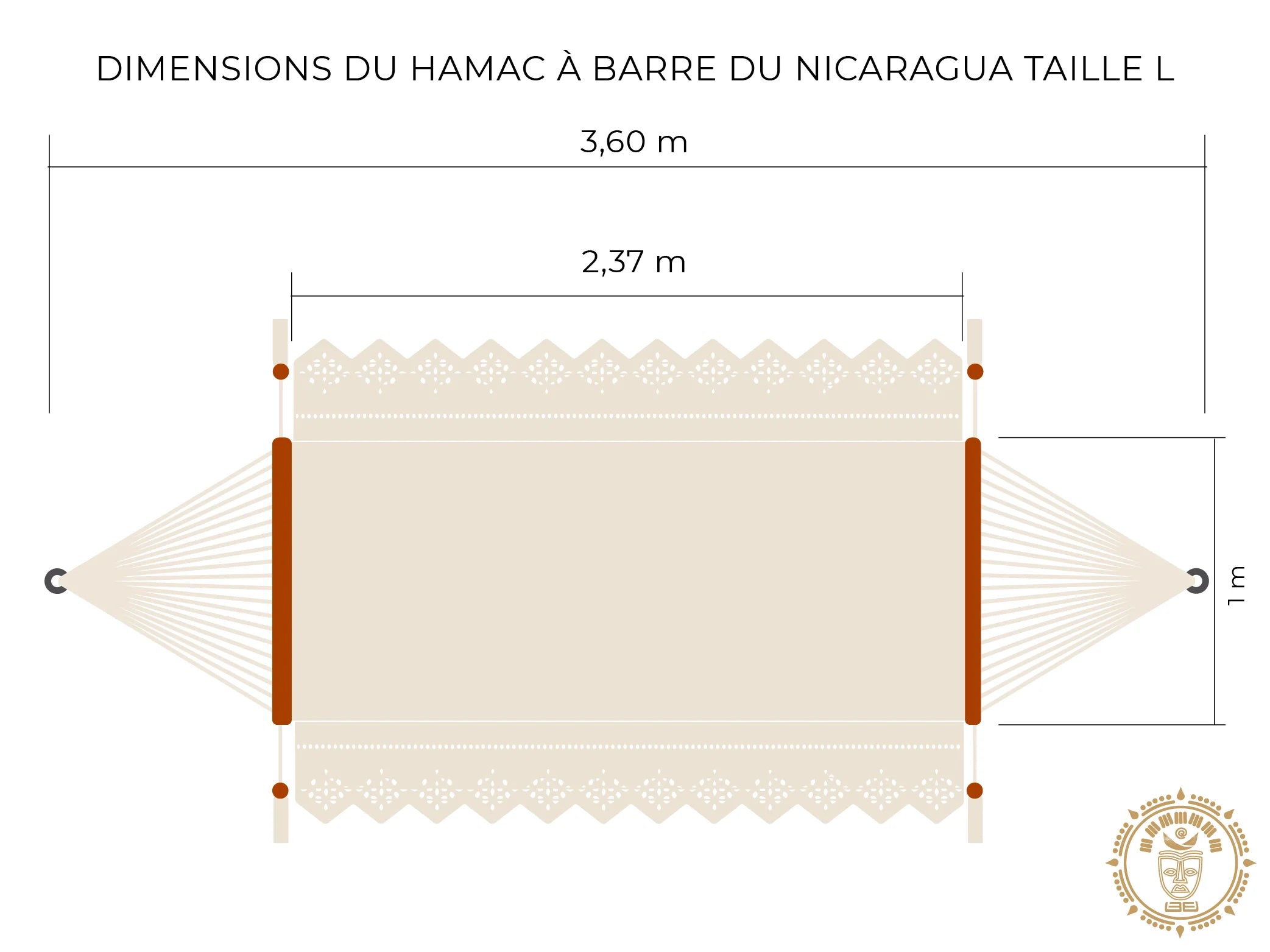 Estelí" Deluxe L-bar hammock - Clarke's Vibe Store