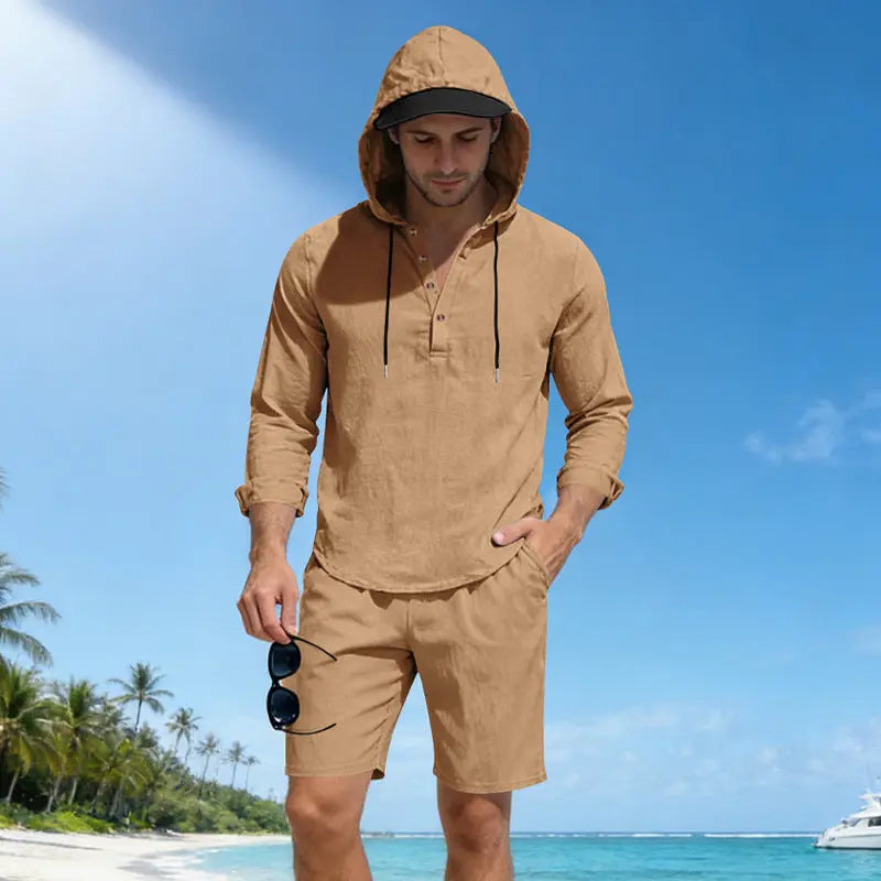 Lightweight Breathable Loose-fit Linen Mens Suit Siqur Salute