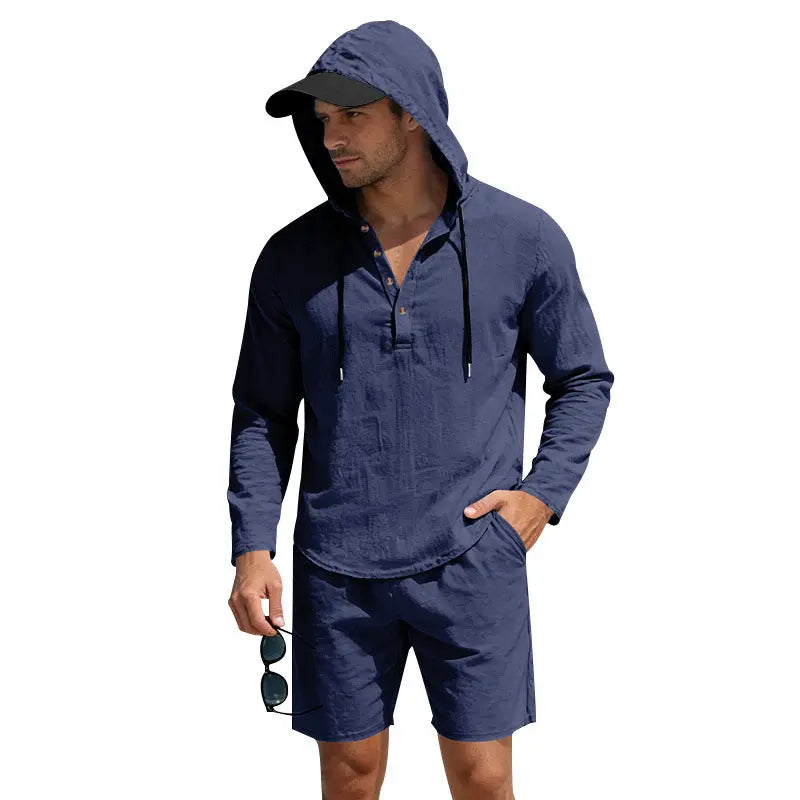 Lightweight Breathable Loose-fit Linen Mens Suit Siqur Salute