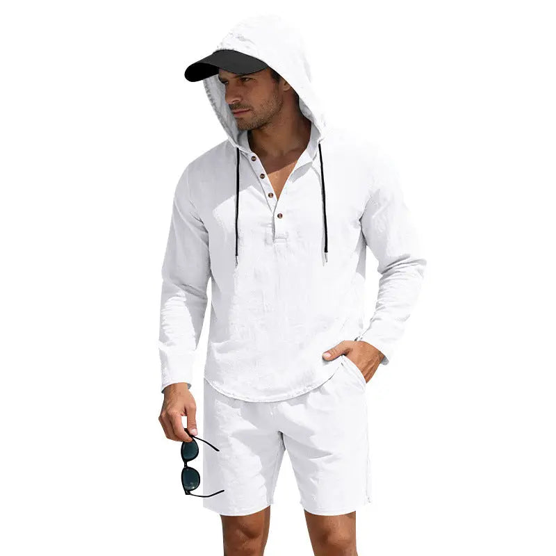 Lightweight Breathable Loose-fit Linen Mens Suit Siqur Salute
