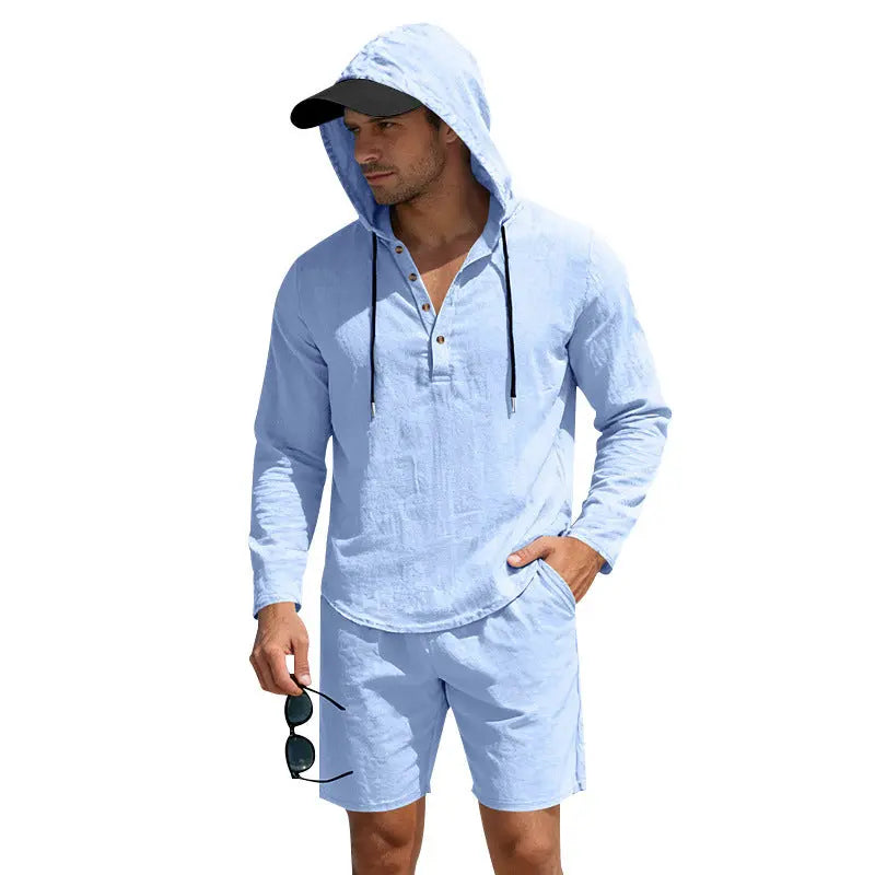 Lightweight Breathable Loose-fit Linen Mens Suit Siqur Salute