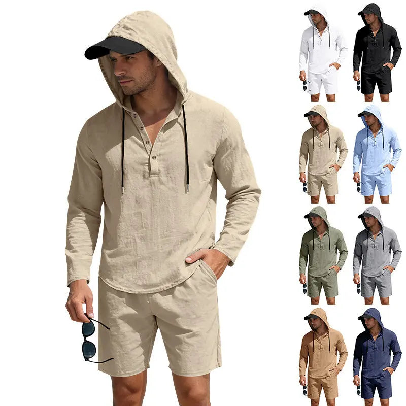 Lightweight Breathable Loose-fit Linen Mens Suit Siqur Salute