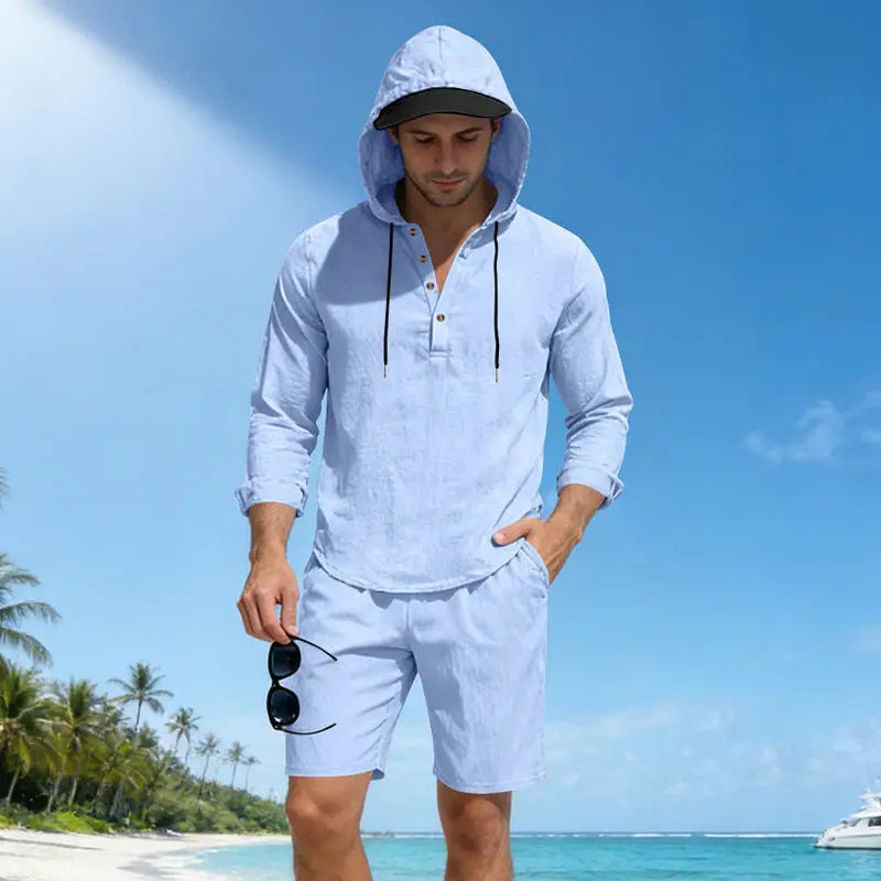 Lightweight Breathable Loose-fit Linen Mens Suit Siqur Salute