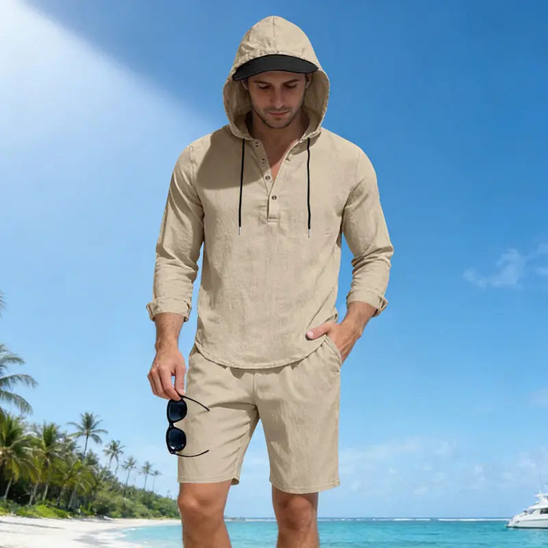 Lightweight Breathable Loose-fit Linen Mens Suit Siqur Salute