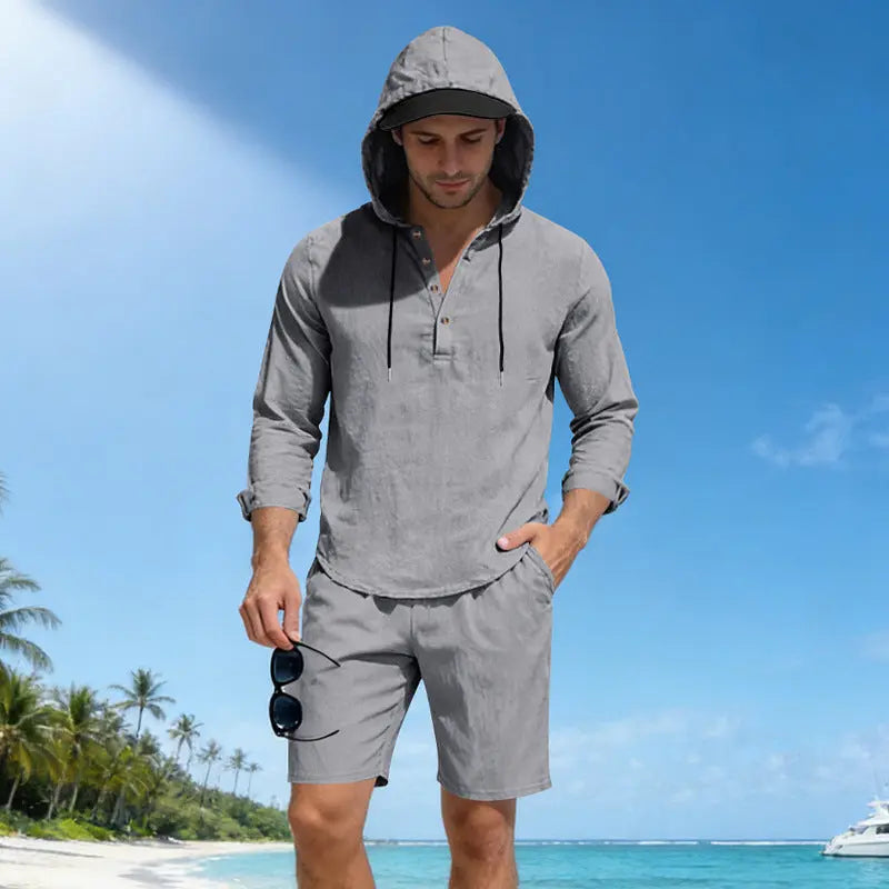 Lightweight Breathable Loose-fit Linen Mens Suit Siqur Salute