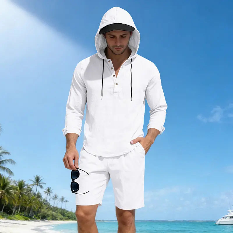 Lightweight Breathable Loose-fit Linen Mens Suit Siqur Salute