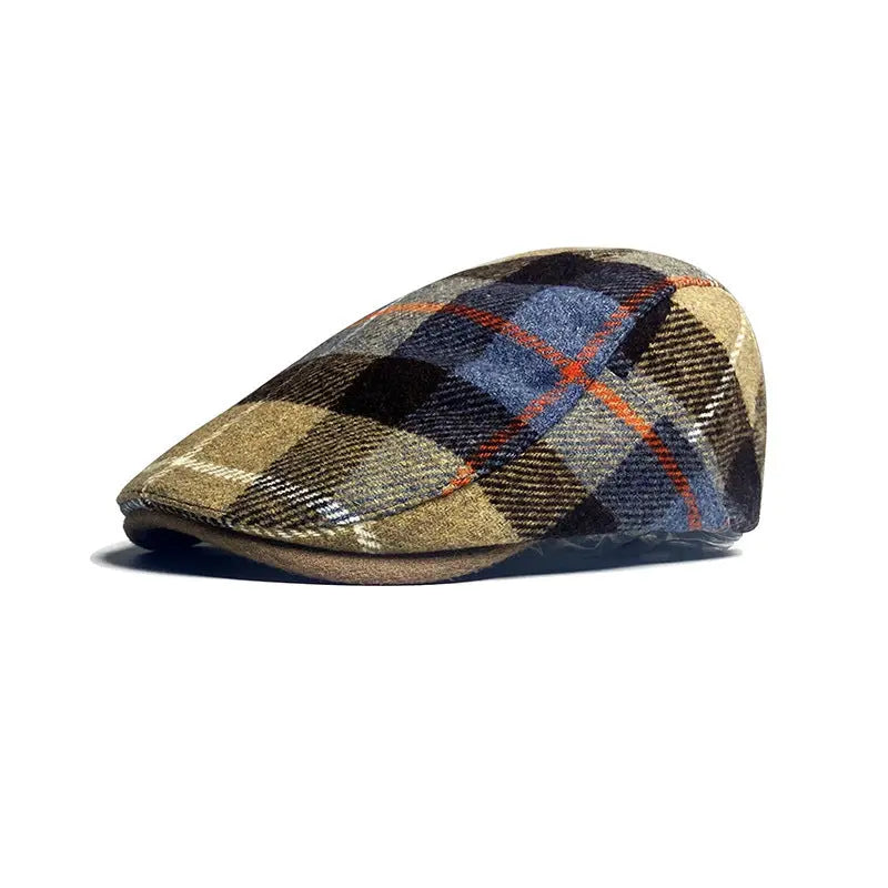 Mens Retro Wool Warm Beret Siqur Salute