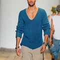 Mens Stylish Casual Knitted Pullover Sweater Siqur Salute