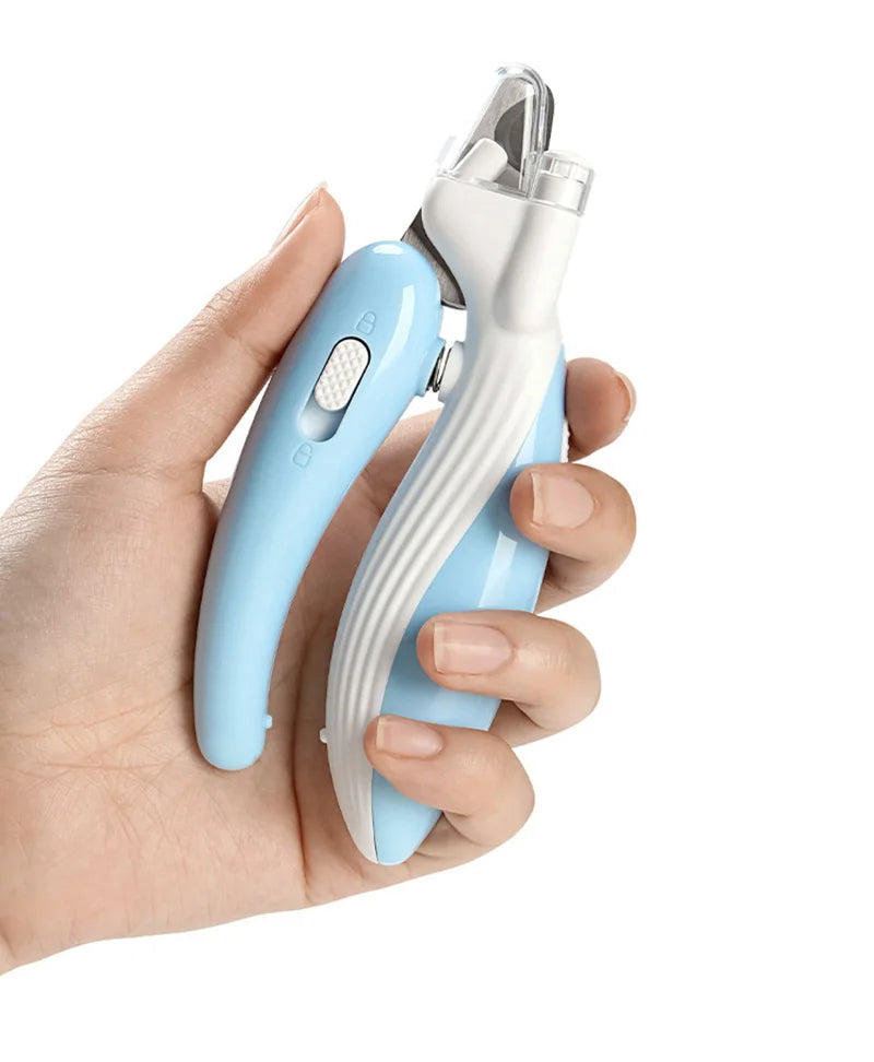 Pet Nail Clippers Dog Nail Clippers Cat Nail Clippers LED Electric Nail Grinder Pet Supplies LED Light Pet Nail Clippers Siqur Salute