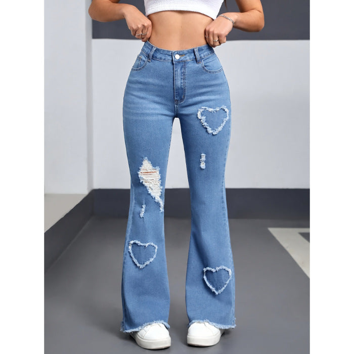 Stylish Casual Denim Jeans For Women Clarke Vibe Store