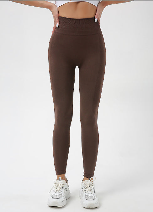 High waist Clarke Vibe Store women's yoga pants with hip lift design, quick-dry fabric, perfect for running and active fitness.