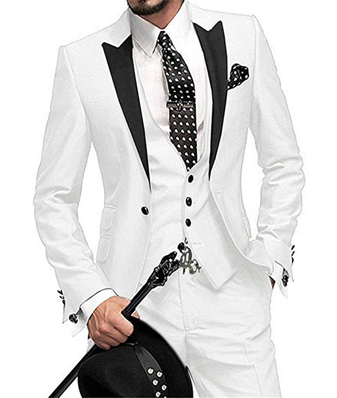 Men's Three-piece Suit Bridegroom Best Man Wedding Suit Men Clarke Vibe Store