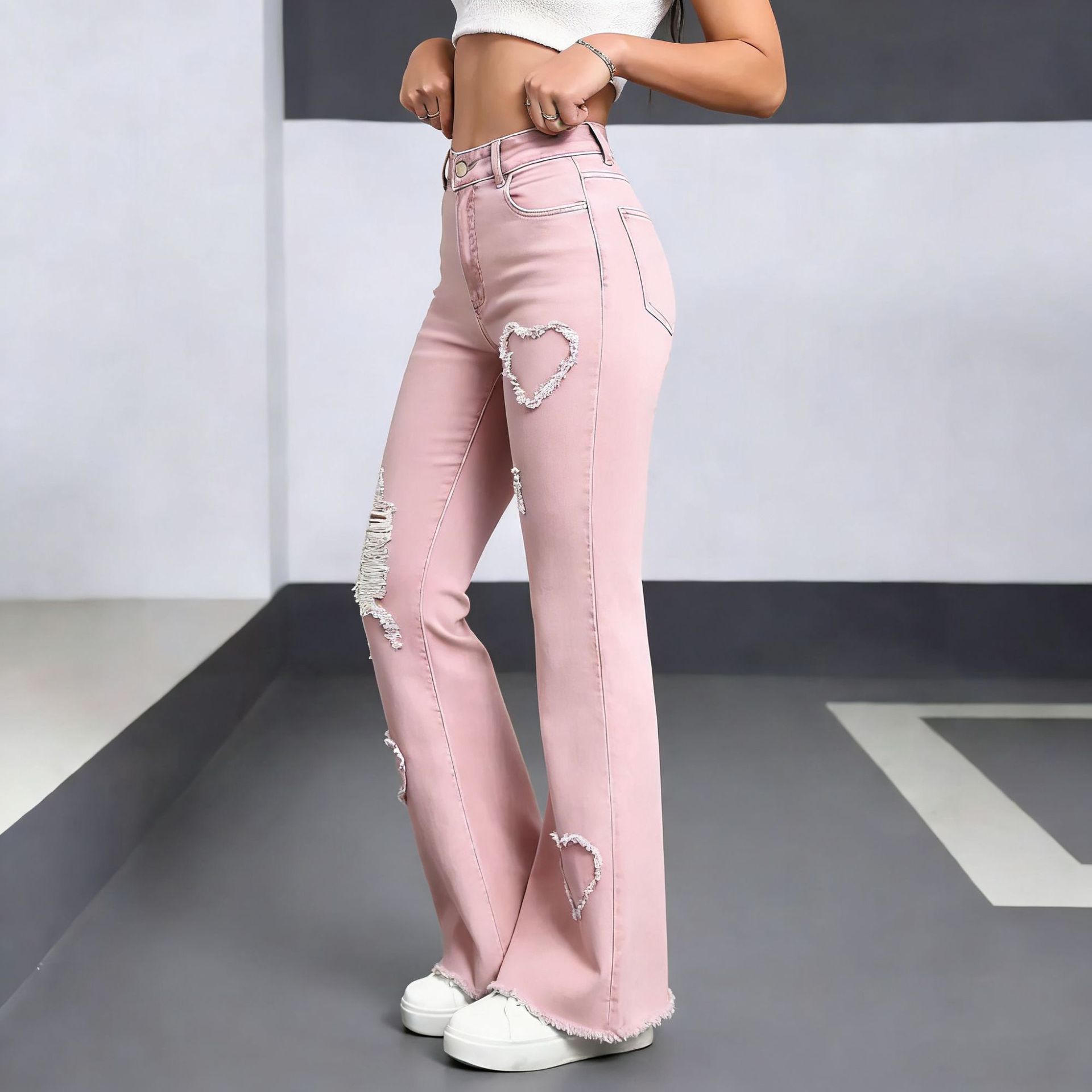 Stylish Casual Denim Jeans For Women Clarke Vibe Store